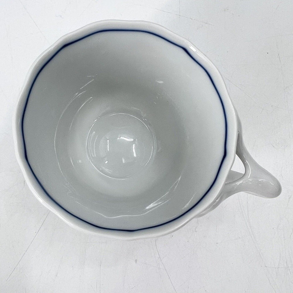 Vintage Blue Danube Blue Onion Porcelain Tea Cup Japan Rectangle Stamp - Picture 2 of 4